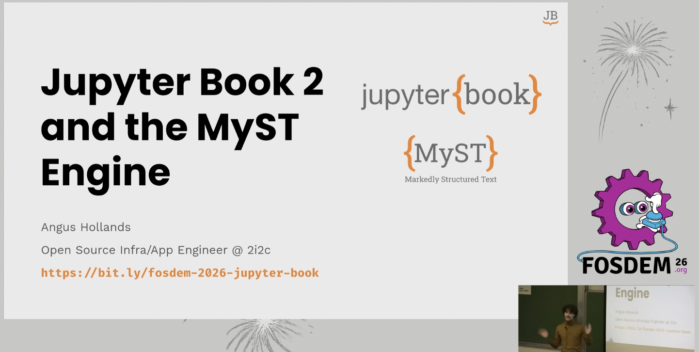 Introducing Jupyter Book 2 at FOSDEM 2026 | 2i2c
