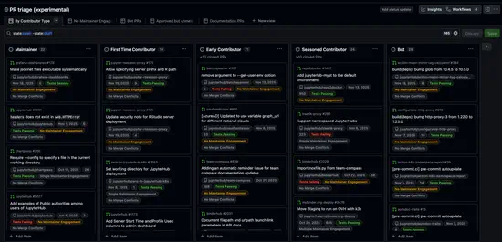 Yuvi on scaling maintainer intuition to facilitate PR review with PR triage boards
