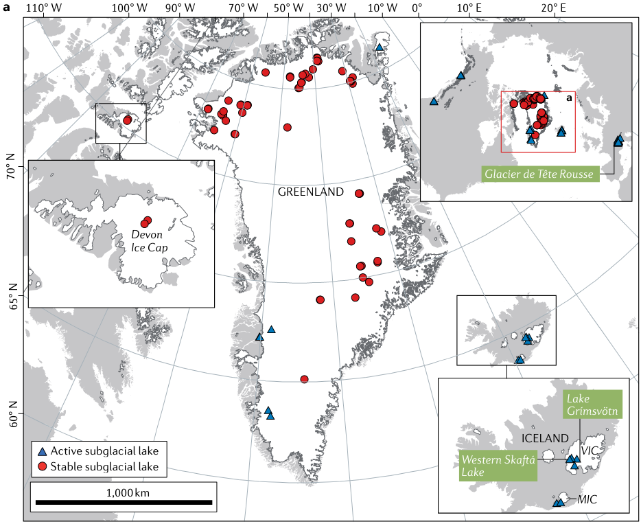 2022 inventory of subglacial lakes