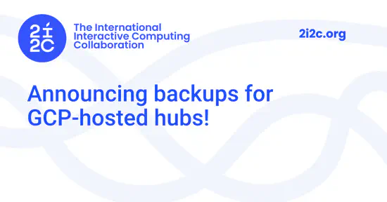 Announcing backups for GCP-hosted hubs!