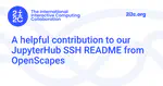 A helpful contribution to our JupyterHub SSH README from OpenScapes