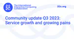 Community update Q3 2023: Service growth and growing pains