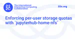 Enforcing per-user storage quotas with `jupyterhub-home-nfs`