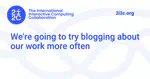 We're going to try blogging about our work more often