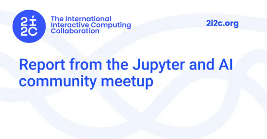 Report from the Jupyter and AI community meetup