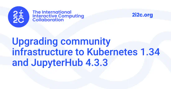 Upgrading community infrastructure to Kubernetes 1.34 and JupyterHub 4.3.3